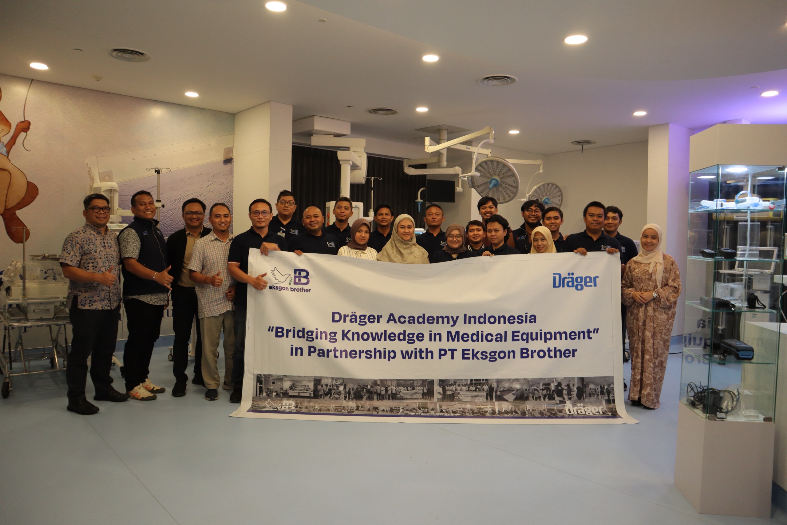 PT Eksgon Brother Gelar Training User Alat Draeger, Perkuat Pengetahuan Peralatan Medis